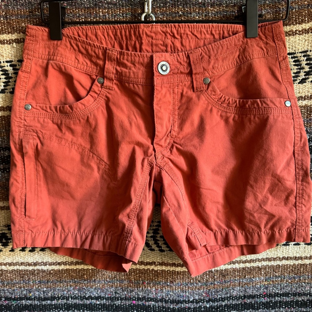 Kuhl Splash Shorts Womens 2 Terracotta Burnt Orange Hiking